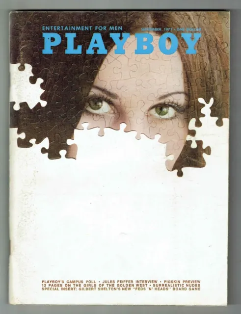 Playboy Magazin Us September 1971 Kristallschmied Mit Cf Nahezu Perfekt/Zustand