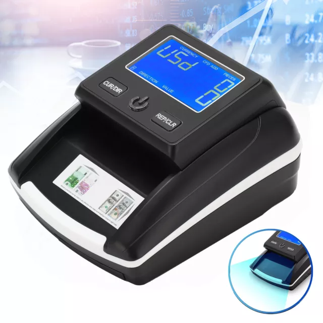 Banknote Detector Digital Technology Intelligent Money Counter W/ LED Display 1♪