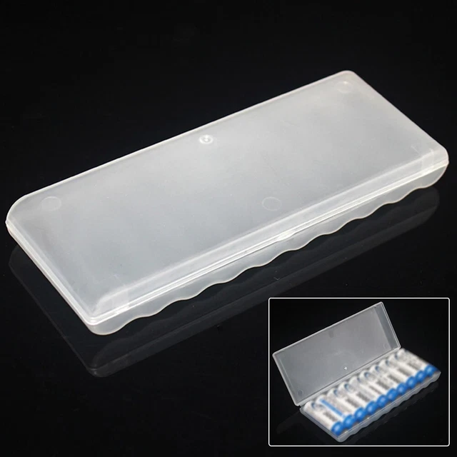 Affidabile Batteria Custodia IN Plastica Attrezzo Scatole Chiuso Saldamente Alto