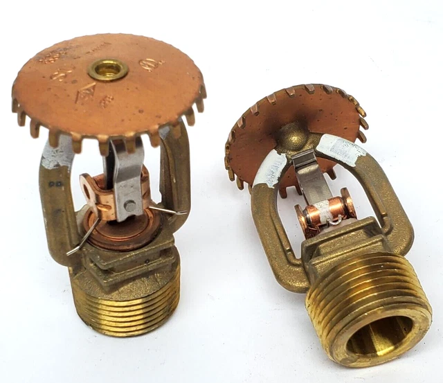 2 Pcs - New - Tyco 3/4" Npt Fire Sprinkler Head Su Ty4111,  212°F (100°C)   (Hr)