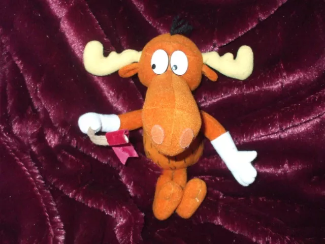 9" Bullwinkle 1999 Stuffins Inc Universal Studios Rocky & Bullwinkle & friends