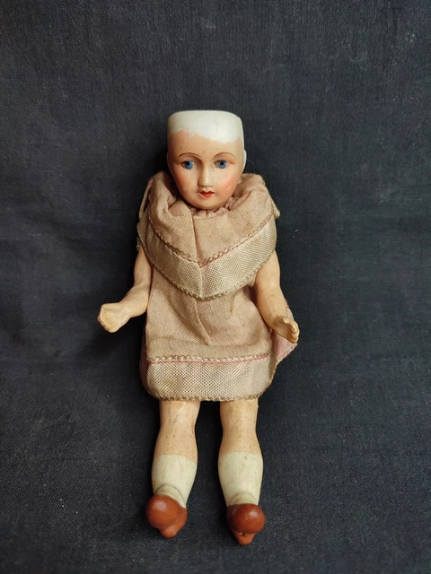 Tête De Poupée Porcelaine UNIS France 301 - 44 Cm - Jouet Ancien 1920 - E R T