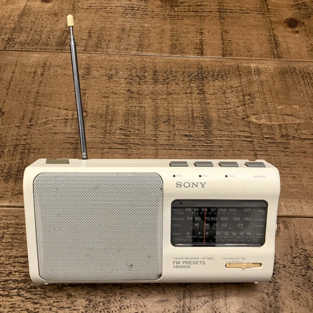 VINTAGE SONY 4 Band Radio ICF-860L Receiver FM MW LW SW EUR 23,16 - FR