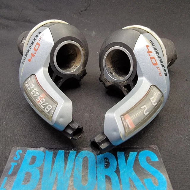 SRAM 4.0 PRO 8x3 Speed Grip Shift Shifters VGC!    h25