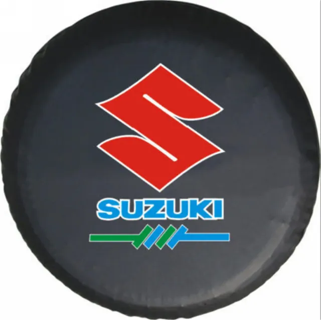 16" Car DIY Black Spare Tire Tyre Wheel Cover Heavy Duty Vinyl For Suzuki VITARA