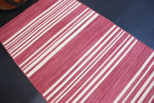 NI 13732 Designer Natur Kelim Teppich Handarbeit Schurwolle verschiedene Größe