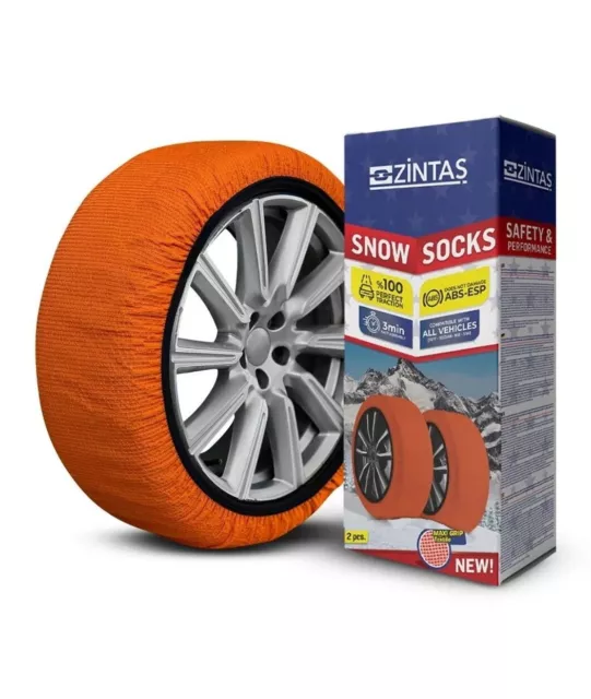 Car Tire Snow Socks For Winter Active Series Textile Snow Chain For All Car, Suv