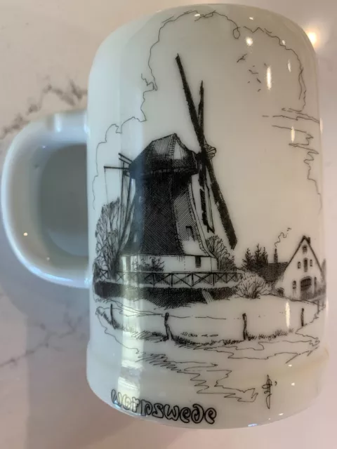 Vintage German UHLENHORST GEGR 1849 WORPSWEDE Mug Limited