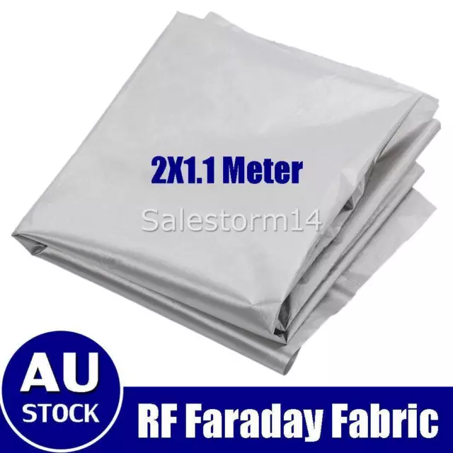 RF Faraday Fabric, EMF Shield, Blocker, Faraday Cage, RFID, Conductive Military