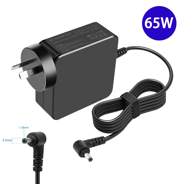 Chargeur Certifié 19V 3.42A Pour Asus - Compatible Nombreux Modèles Zenbook, VivoBook, Etc.