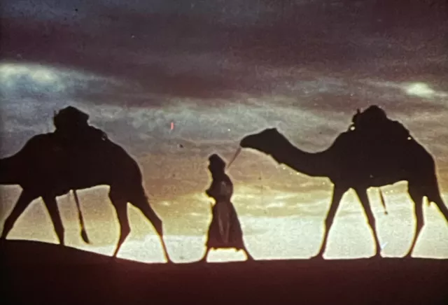 "Diario de viaje de película TechniColour de 16 mm 1100 ft: ""Hombres azules de Marruecos"" de Walt Disney"