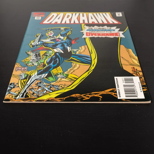 Darkhawk #48 (1995), Marvel Comics, Low Print Run, 1st Overhawk Cameo, VF/NM 11