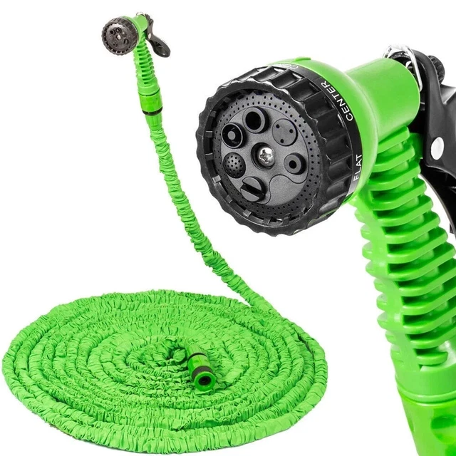 TUBO POMPA ACQUA 22,5 Metri Pistola Innaffiare Estensibile Giardino - Foto 10