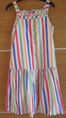 Bnwt Joules Girls Striped Libby Dress Age 9-10 Years