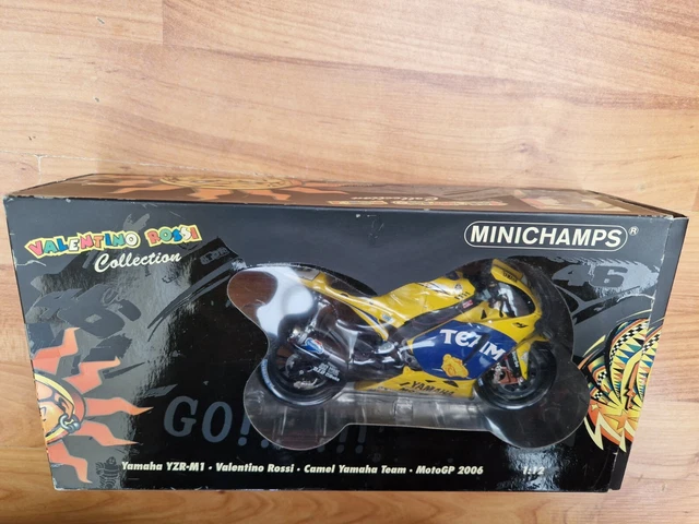 MINICHAMPS 122 063046 - Yamaha YZR-M1 Code 3 Conversion GP Française (Échelle 1:22, Neuf)