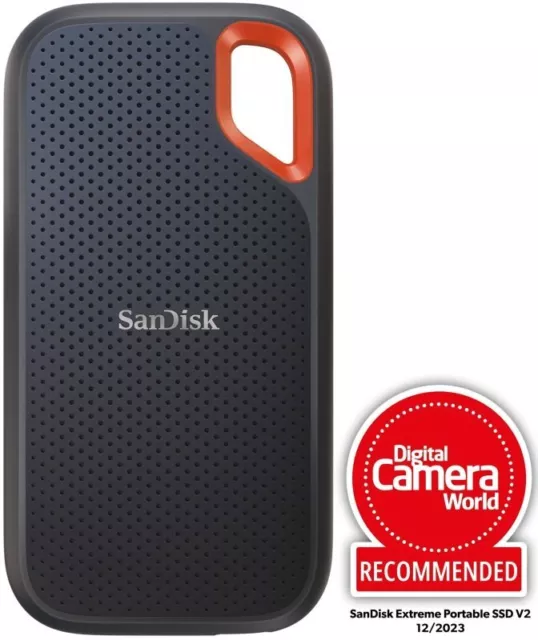 SanDisk Extreme 2TB Portable SSD - up to 1050MB/s Read and 1000MB/s Write Speeds