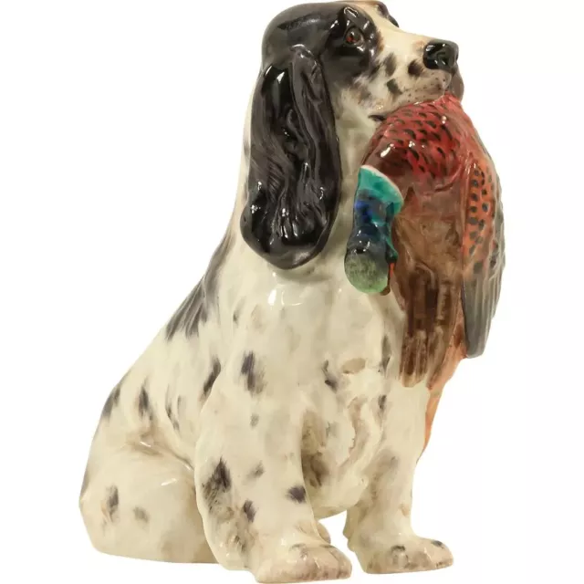 Royal Doulton Fine Porcelain Hunting Dog with Game Bird Catch 5.5 inches height