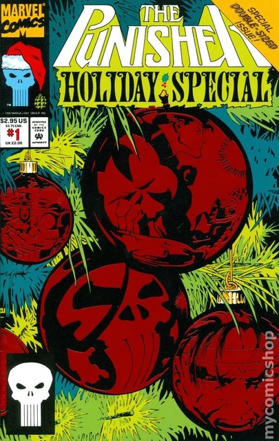 Punisher Holiday Special #1 VG 1993 Stock Image Low Grade