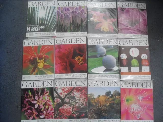 12 X RHS The Garden Magazine Bundle - Full Year 2008 - (9 NEW & SEALED) - L235