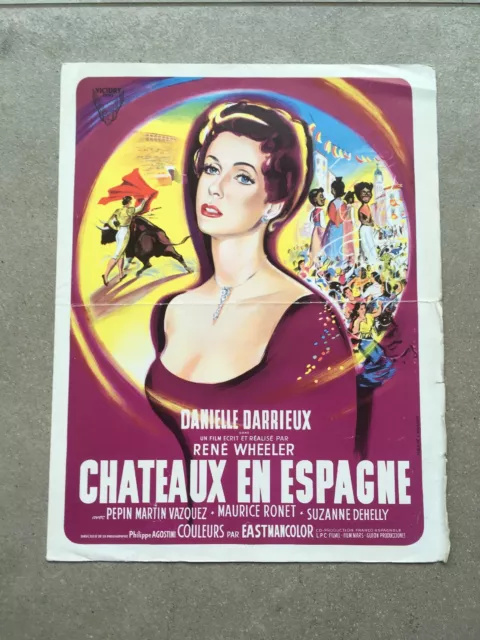 Chateaux En Espagne - Danielle Darrieux - Dossier De Presse - 1954