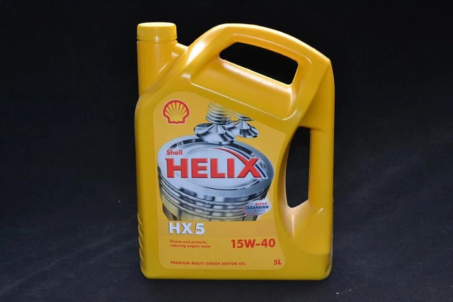 SHELL Helix Motoröl 15W-40 Mineralöl – 1 Liter, ACEA A3/B3, A3/B4, API SL/CF, Für Viele Fahrzeuge