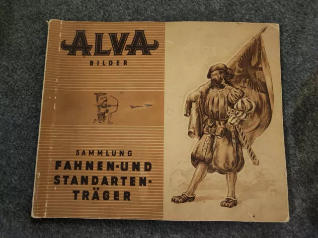 Alva Bilder: Sammlung Fahnen-und Standartenträger, komplett (30er Jahre) 