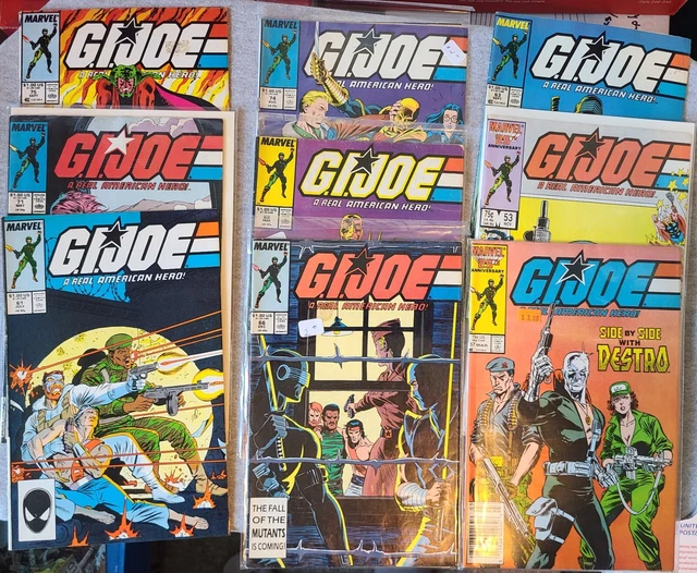 Comic Lot - Marvel - GI Joe ARAH - lot of 9