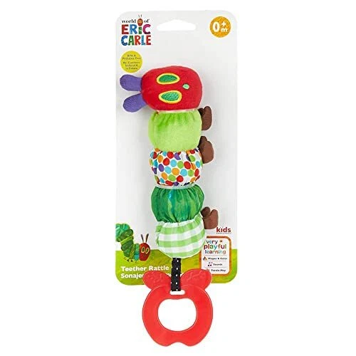 Teether Rattle, World of Eric Carle The Very Hungry Caterpillar Teething Toy ...
