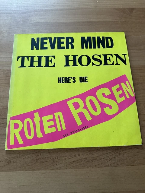 NEVER MIND THE Hosen Here's Die ROTEN ROSEN (Die Toten Hosen 1987) LP