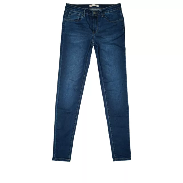 Levis 710 Ragazza Jeans Pantaloni Donna Elasticizzato Super Aderenti Sottile 16A