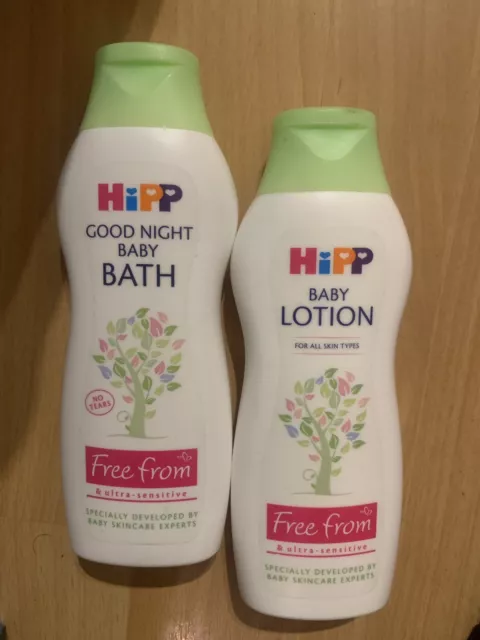 Hipp Good Night Baby Bath & Baby Lotion. Brand New And Unused