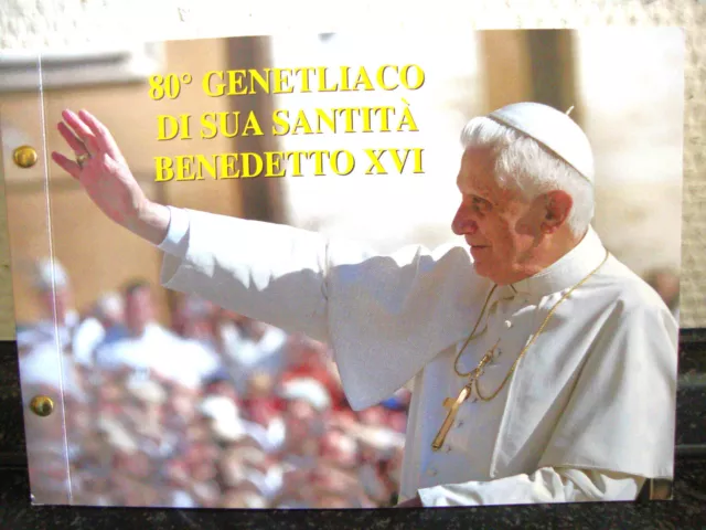 Vatikan 2 Euro 2007 Gedenkmünze 80. Geburtstag Papst Benedikt XVI. stgl. OVP