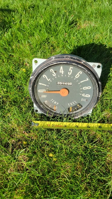 Vintage Willys Jeep 1948 oem  90 MPH Speedometer w/ Fuel & Temp Gauge parts only