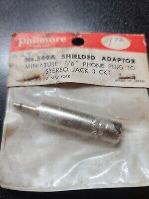 Vintage Philmore Shielded Adaptor NOS #549A