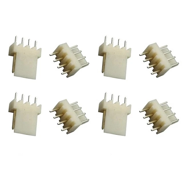 100Pcs KF2510 Connector 2.54MM PITCH Male Pin Header 4Pin Fan Connector for L7D7