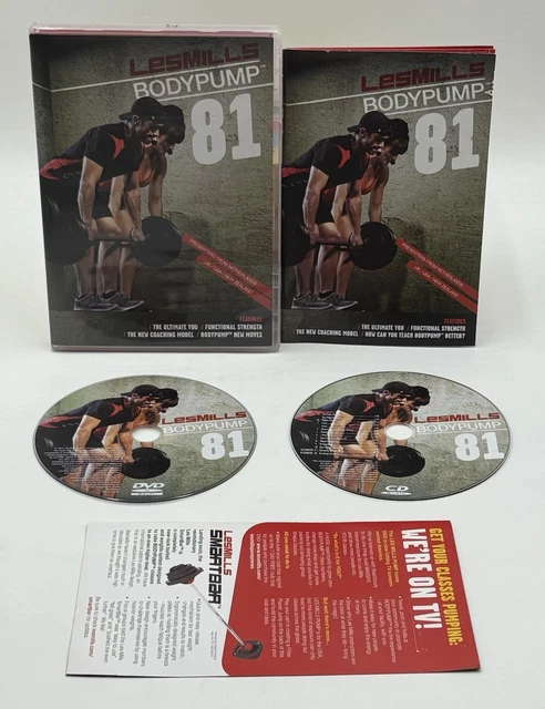 LES MILLS BODY PUMP 92 DVD/CD in Original Case $59.95 - PicClick