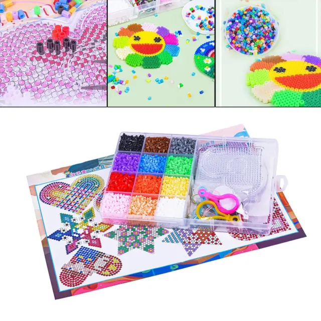 16Color Hama Beads DIY Craft Toy Fuse Beads Craft Kit de perles Cadeau de