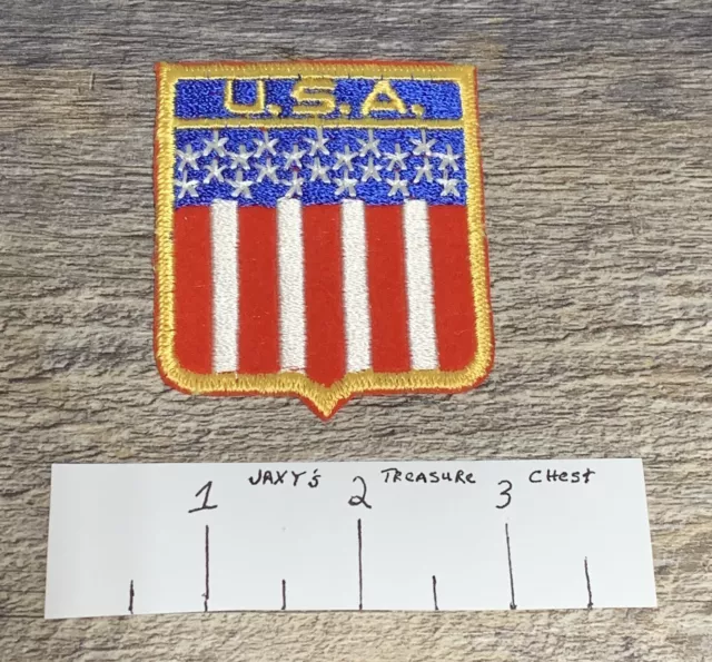 Girl Scouts U.s.a. Flag Shield  - Patch