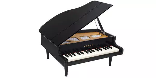 Kawai Educational Grand Mini Piano 32-Key Black Toy Piano 1141 From JAPAN #M739