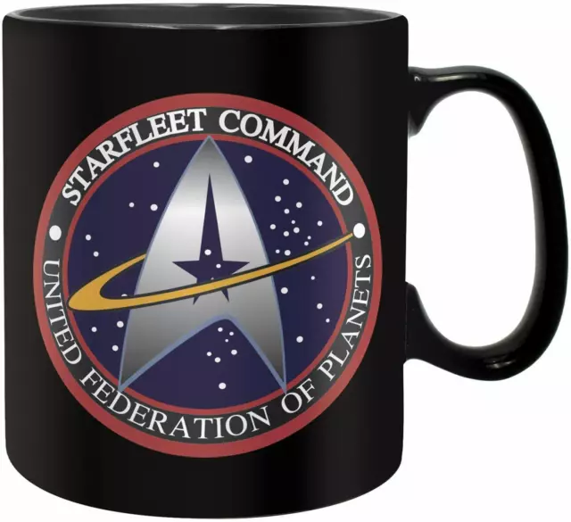 Official Star Trek Starfleet Command Extra Large Coffee Mug New In Gift Box Aby