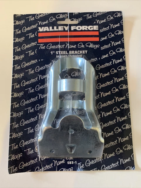 Valley Forge Flag Bracket #SB3-1  1" Stamped Steel Bracket  NEW