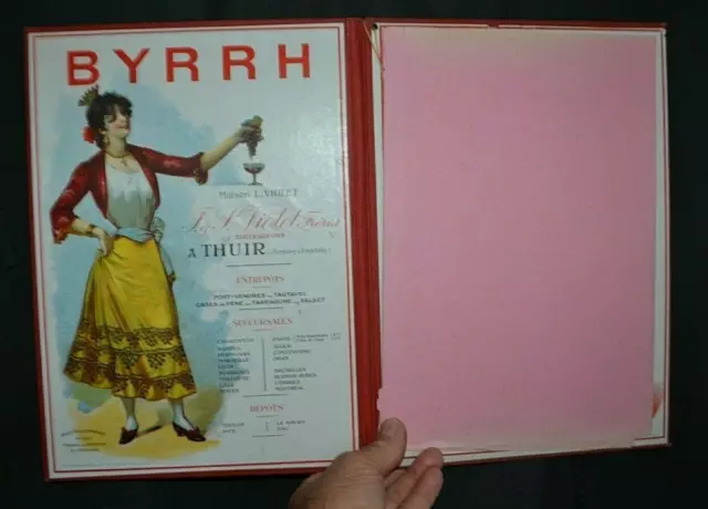 Ancien Porte-Menu Publicitaire BYRRH