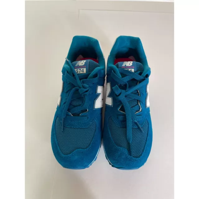 New Balance Girls 574 V1 Size 4 M Big Kids Blue Running Sneakers Shoes