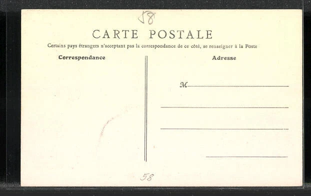 CPA Nevers, Tour Goguin et Pont sur la Loire 2