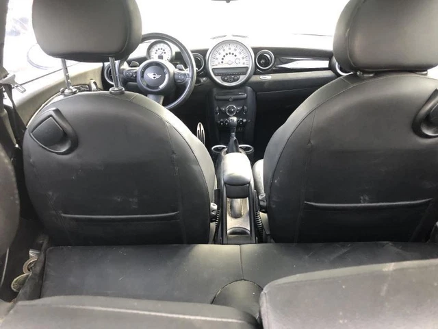 2008-2013 MINI COOPER Left Front Driver Bucket Seat Black Leather        757698