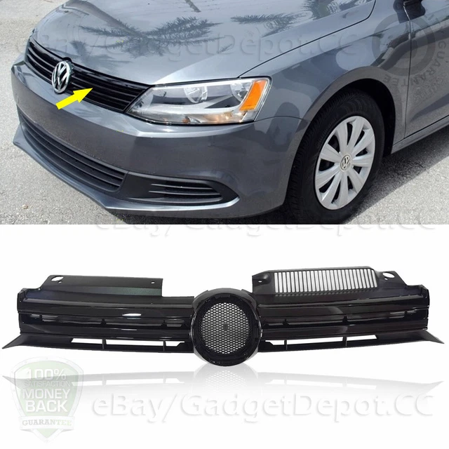 Front Sport Black Grille Fit 2011-2014 Volkswagen Jetta Sedan VW1200151