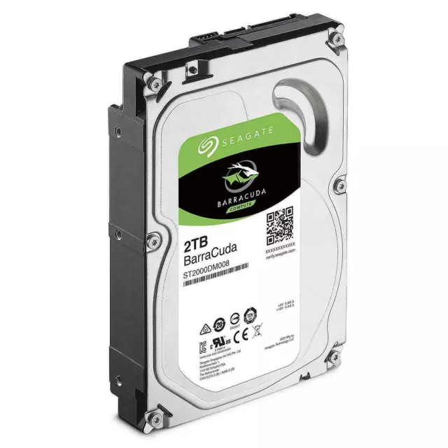 Seagate ST2000DM008 2TB BarraCuda 3.5" 7200RPM SATA3 Desktop Hard Drive 3