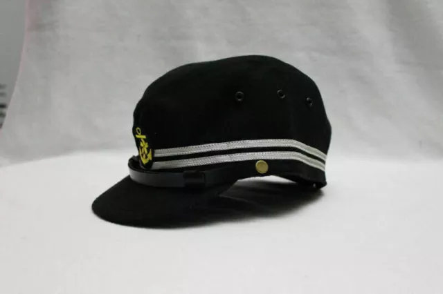 Size Xl Wwii Ww2 Japanese Ija Officer Navy Black Wool Field Cap