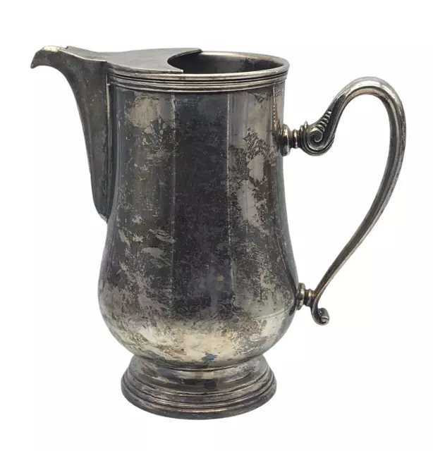 Vintage SAMBONET Silver Plate GTS Italy Heavy Water Pitcher RARE FIND