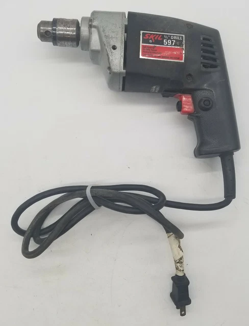 Skil 597 3/8" Reversing Power Corded Drill VariableAdjustable Speed Control USA